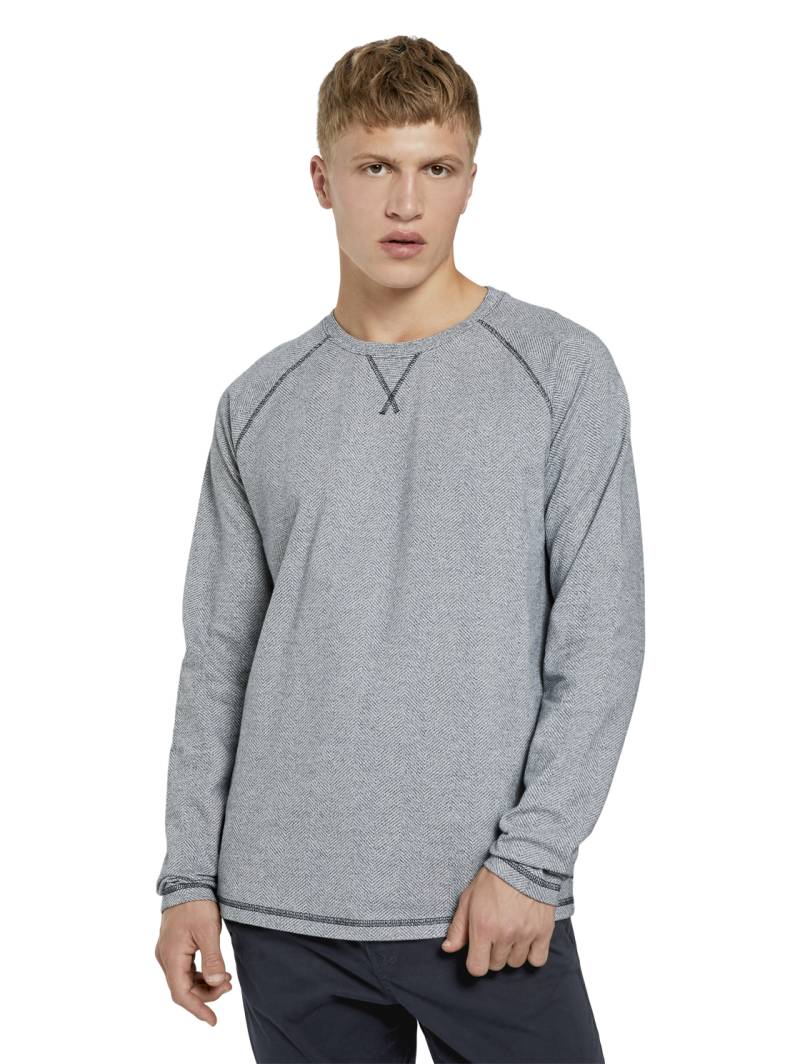 Tom Tailor Pullover Structured Basic von Tom Tailor Denim