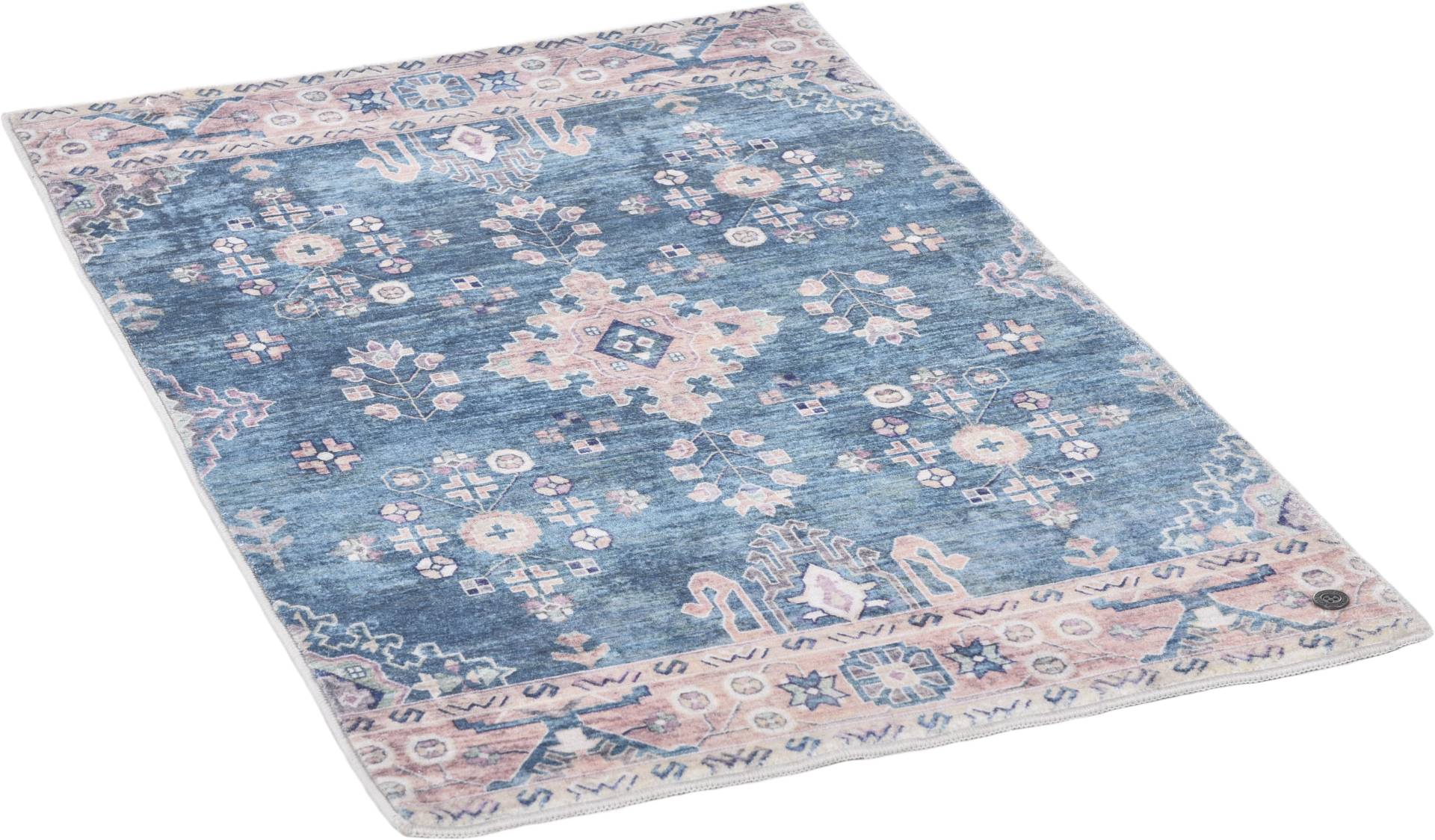 TOM TAILOR HOME Badematte "Oriental Bath ONE" Höhe 7 mm rutschhemmend beschichtet fußbodenheizungsgeeignet  strapazierfähig Badteppich, Orient-Optik, Vintage Design, waschbar von Tom Tailor Home