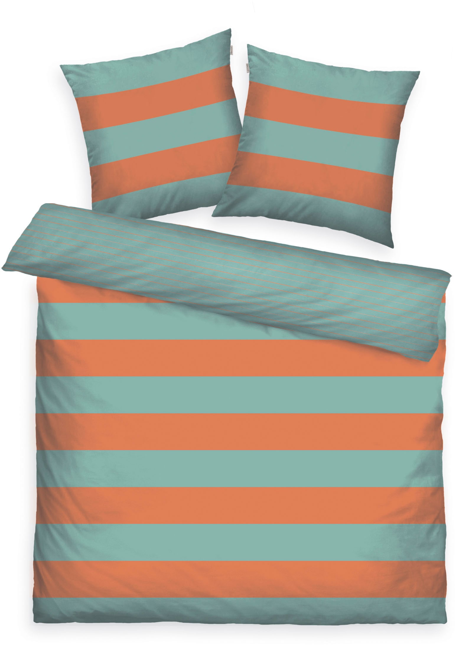 TOM TAILOR HOME Bettwäsche "BOLD STRIPES in Gr. 135x200cm, 155x220cm oder 200x200cm", (3 tlg.) von Tom Tailor Home