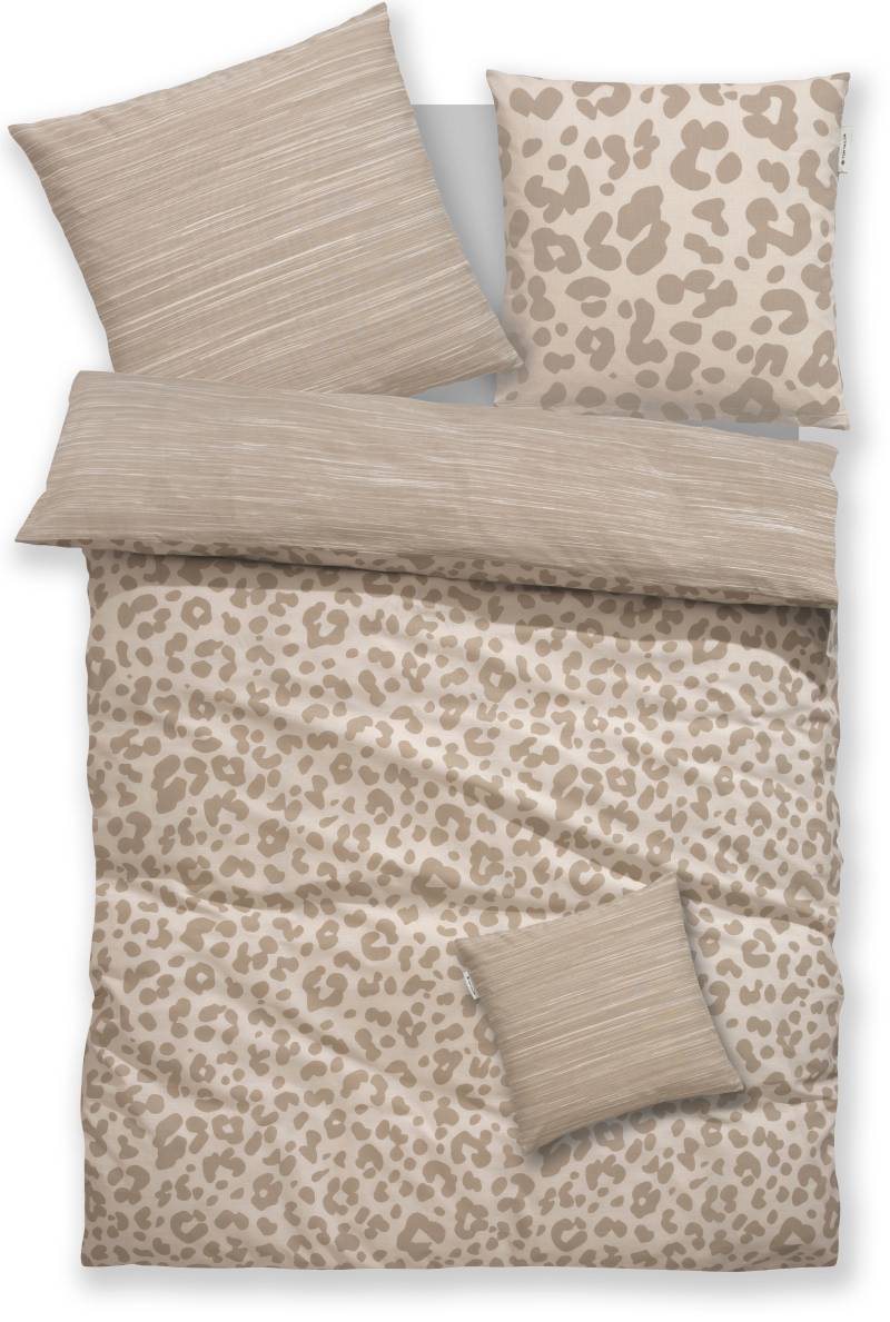 TOM TAILOR HOME Bettwäsche "Ellja" 3 Stk. tlg. in Gr. 135x200 oder 155x220 cm, 100% Baumwolle, Leo Design von Tom Tailor Home