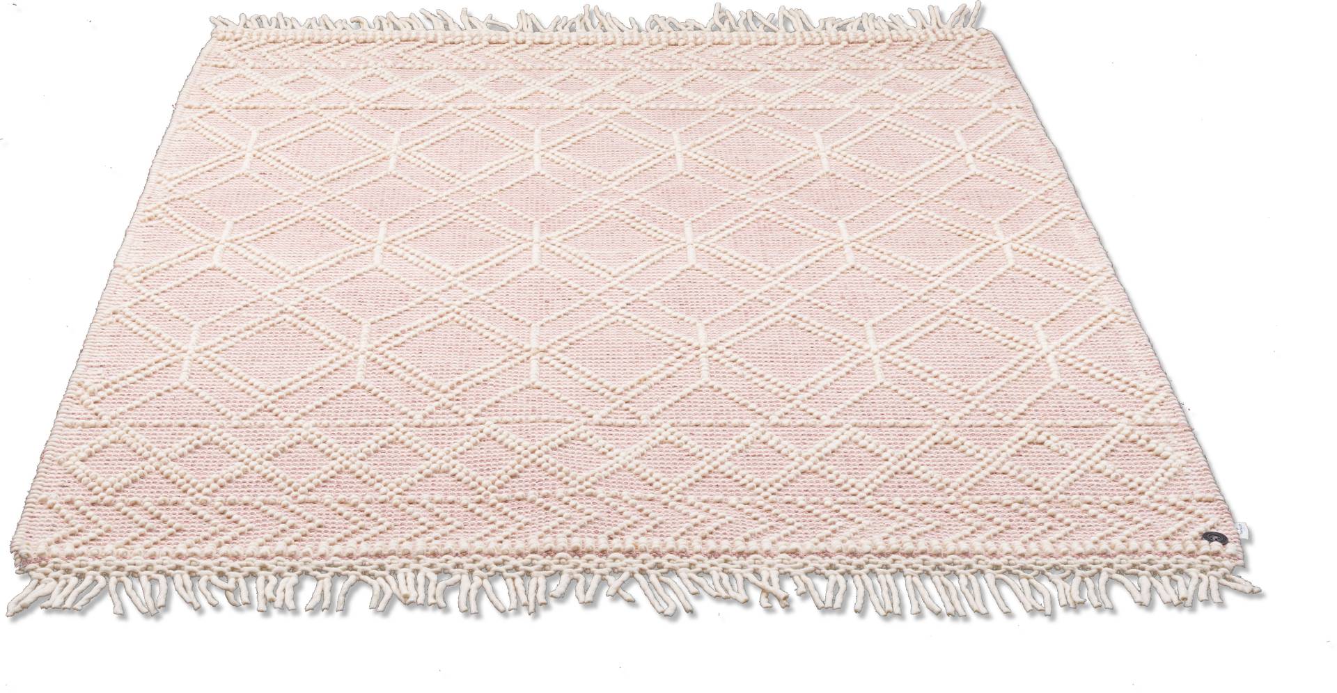 TOM TAILOR HOME Teppich "Colored Macrame", rechteckig, Handweb Teppich, reine Wolle, handgewebt, mit Fransen, Scandi Design von Tom Tailor Home