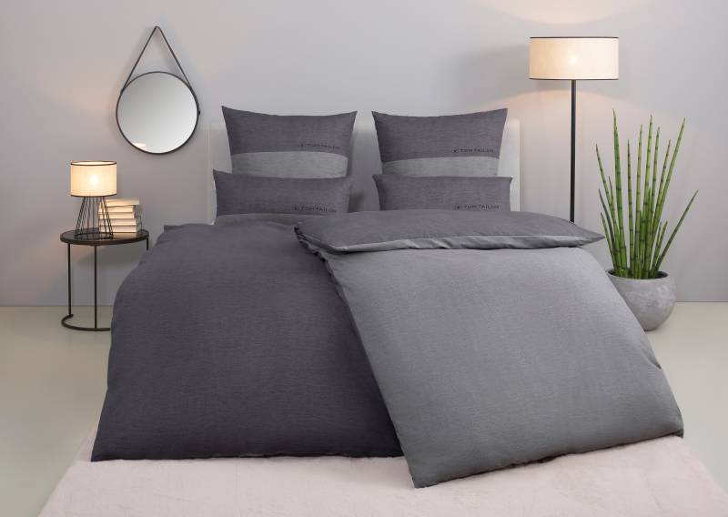 TOM TAILOR HOME Bettwäsche "Henry" 3 tlg. Bettwäsche aus Baumwolle, mit GRATIS-Zugabe: Sporthandtuch von Tom Tailor Home