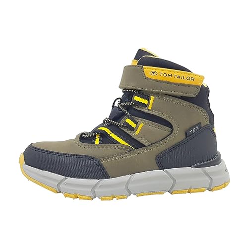 Tom Tailor Kids 6370250008 Schneestiefel, Black-Khaki-Yellow, 38 EU von Tom Tailor Kids