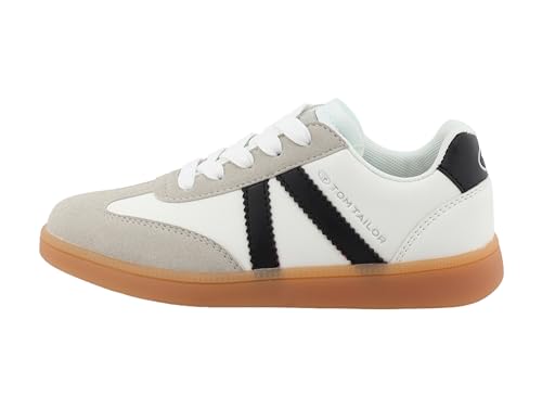 Tom Tailor Kids 9570020001 Sneaker, White-Black, 39 EU Tom Tailor Kids 9570020001 Sneaker, White-Black, 39 EU von Tom Tailor Kids