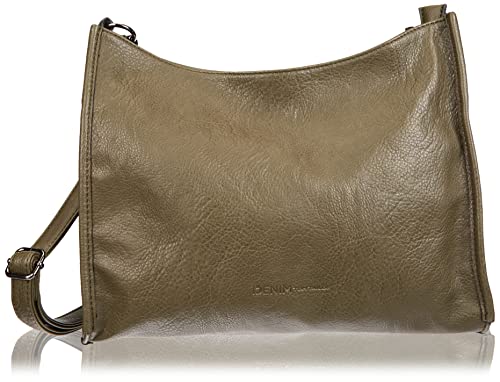 Denim TOM TAILOR - Evi, Damen, Schultertasche, one size, Grün, 33x7,5x27,5 cm von TOM TAILOR Denim