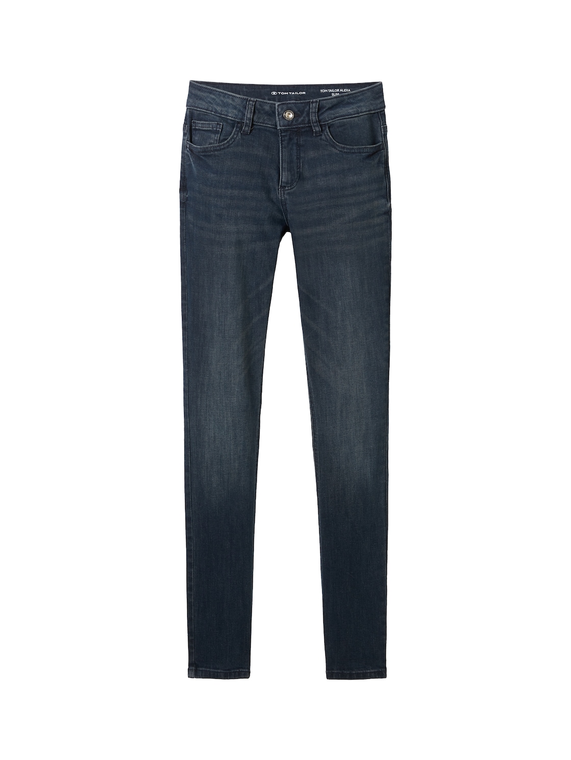 TOM TAILOR Damen TTALEXA SLIM Jeans, blau, Uni, Gr. 30/30 von Tom Tailor