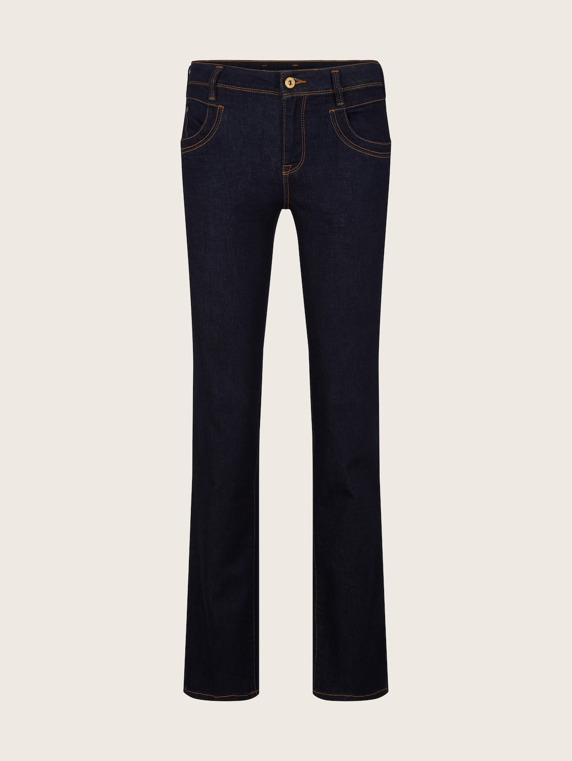 TOM TAILOR Damen Alexa Straight Jeans mit Bio-Baumwolle, blau, Gr. 27/34 von Tom Tailor