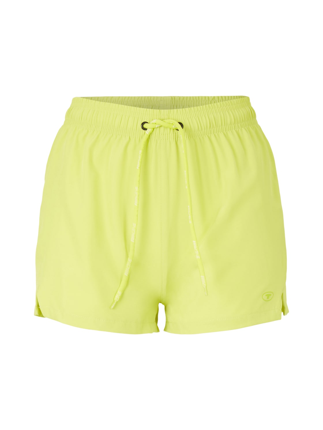 TOM TAILOR Damen Atmungsaktive Shorts mit Kordelzug, gelb, Gr. M von Tom Tailor