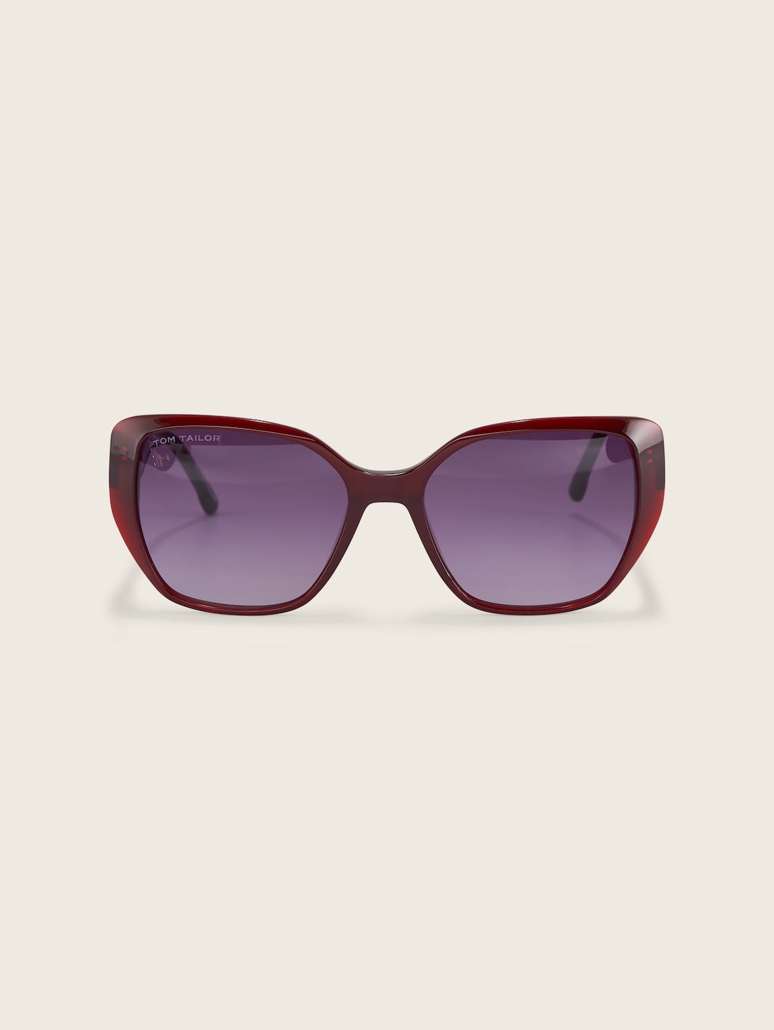 TOM TAILOR Damen Butterfly Sonnenbrille, rot, Uni, Gr. ONESIZE von Tom Tailor