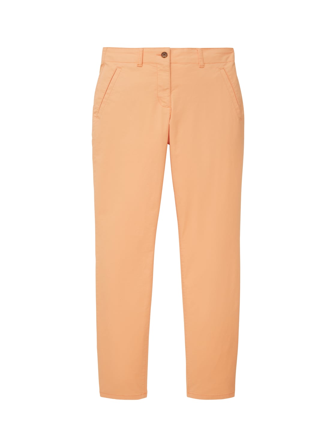 TOM TAILOR Damen Chino Slim Hose, orange, Uni, Gr. 44/32 von Tom Tailor