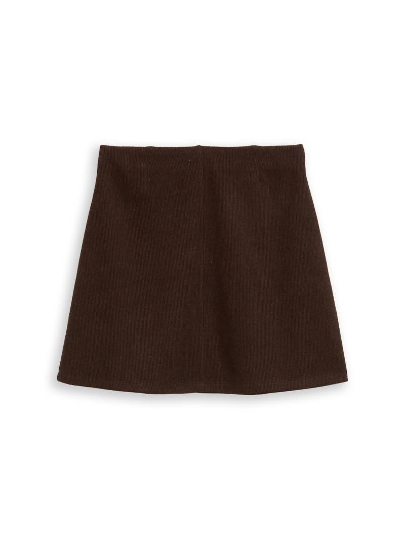 TOM TAILOR Damen Cosy Rock in Melange-Optik, braun, Meliert, Gr. 44 von Tom Tailor
