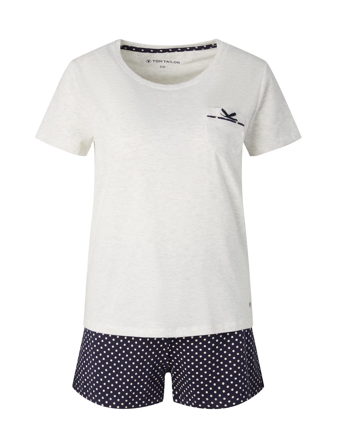 TOM TAILOR Damen Pyjama-Set mit Punktemuster, blau, Gepunktet, Gr. 44 TOM TAILOR Damen Pyjama-Set mit Punktemuster, blau, Gepunktet, Gr. 44 von Tom Tailor