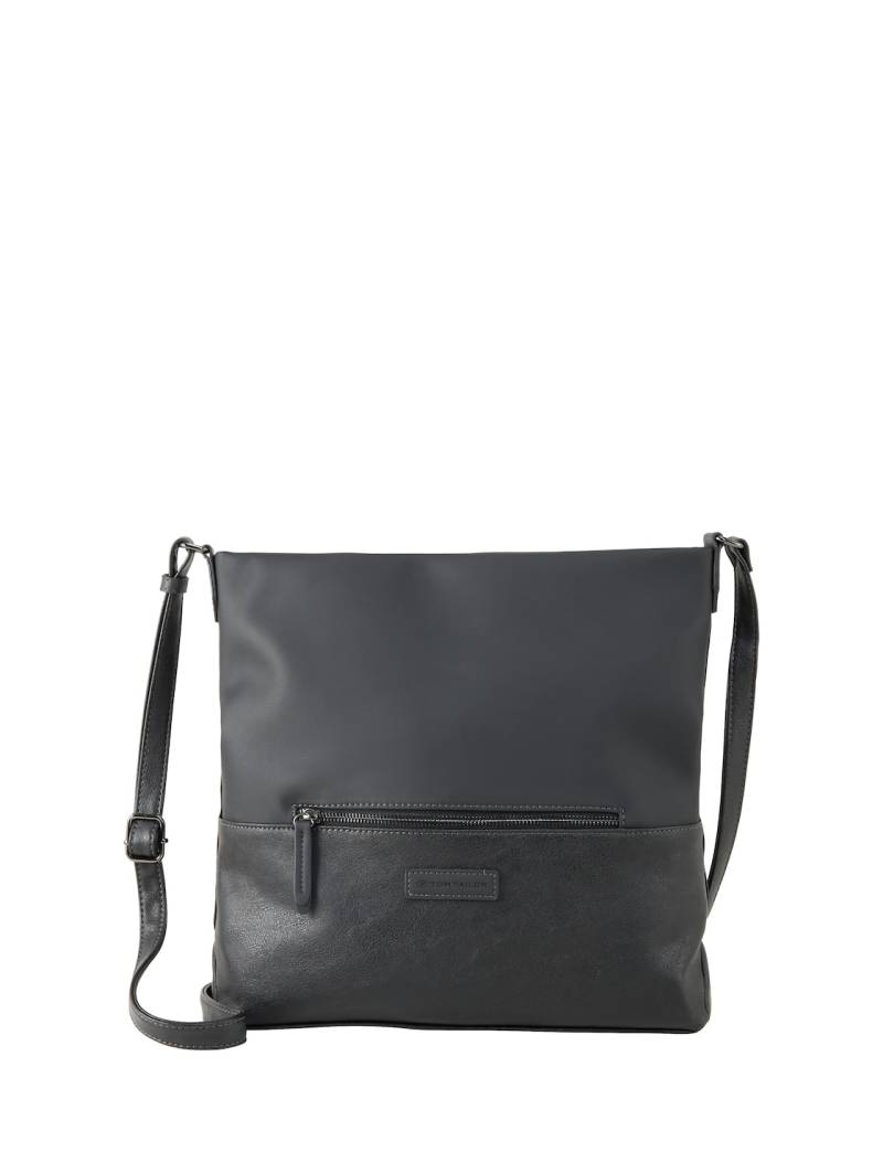 TOM TAILOR Damen TTGIA M Beuteltasche aus Lederimitat, schwarz, Uni, Gr. ONESIZE von Tom Tailor