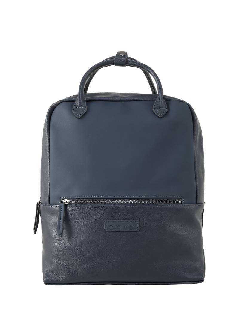 TOM TAILOR Damen TTGIA L Rucksack aus Lederimitat, blau, Uni, Gr. ONESIZE von Tom Tailor