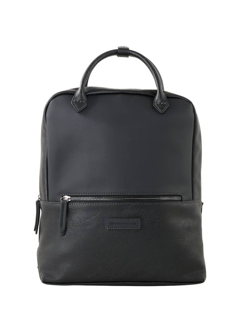 TOM TAILOR Damen TTGIA L Rucksack aus Lederimitat, schwarz, Uni, Gr. ONESIZE von Tom Tailor