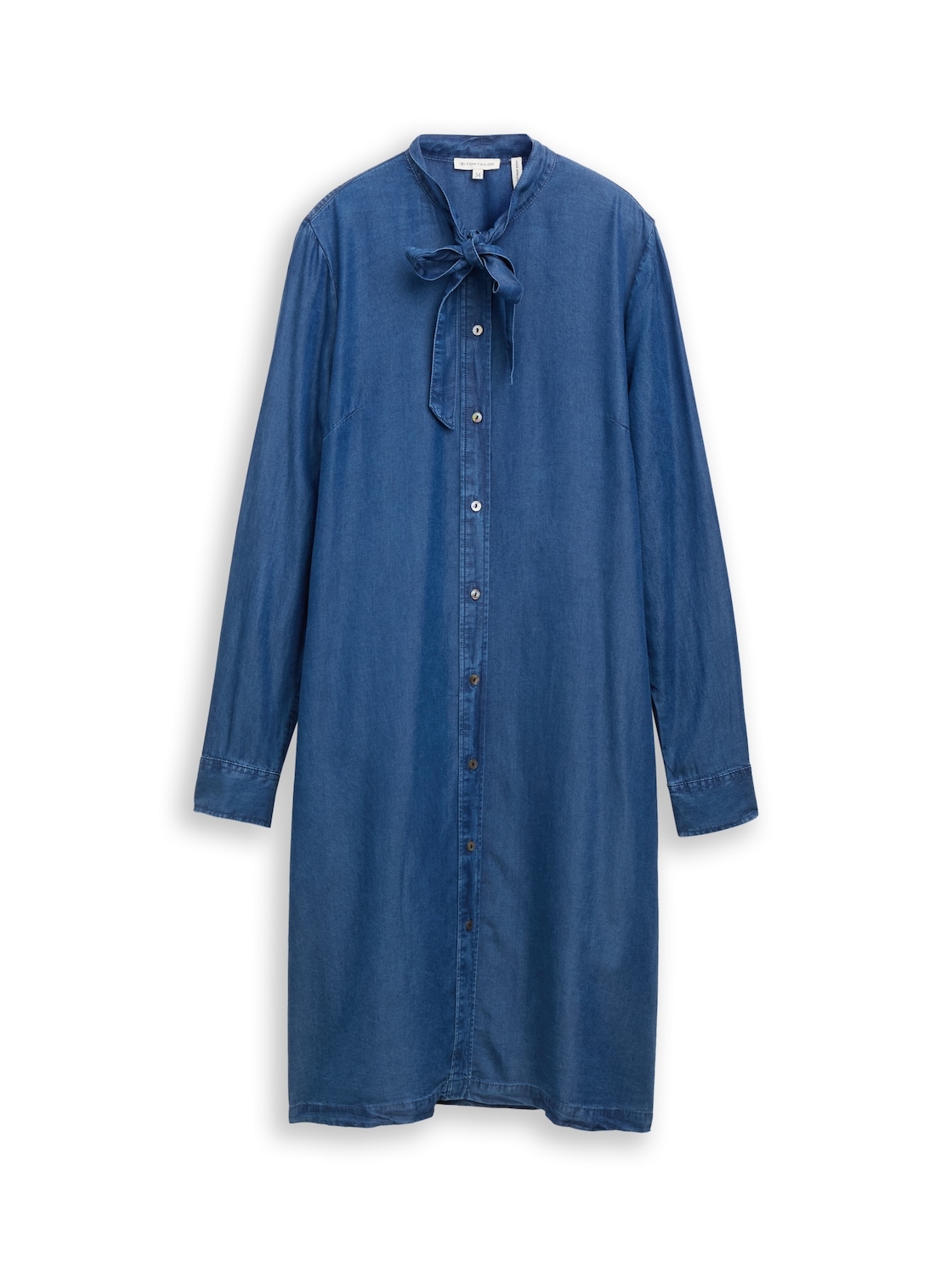 TOM TAILOR Damen Jeanskleid mit Schleifen-Detail, blau, Uni, Gr. 40 TOM TAILOR Damen Jeanskleid mit Schleifen-Detail, blau, Uni, Gr. 40 von Tom Tailor