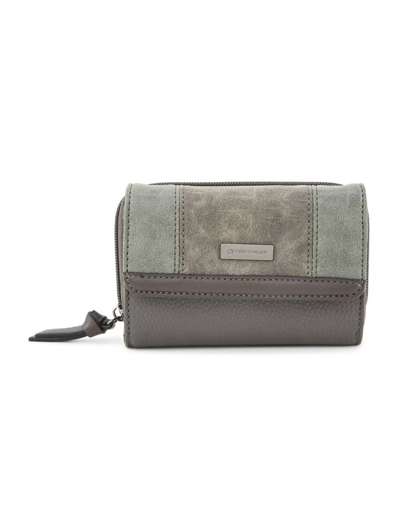 TOM TAILOR Damen Juna Überschlagbörse, grau, Gr. ONESIZE von Tom Tailor