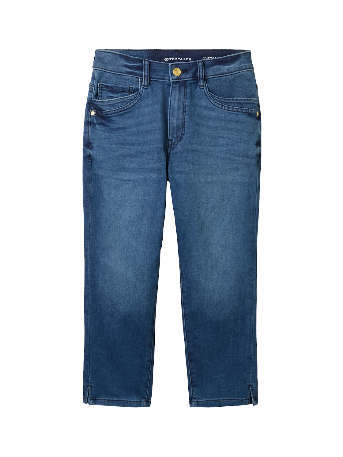 TOM TAILOR Damen TTKATE Capri Jeans, blau, Uni, Gr. 26 TOM TAILOR Damen TTKATE Capri Jeans, blau, Uni, Gr. 26 von Tom Tailor