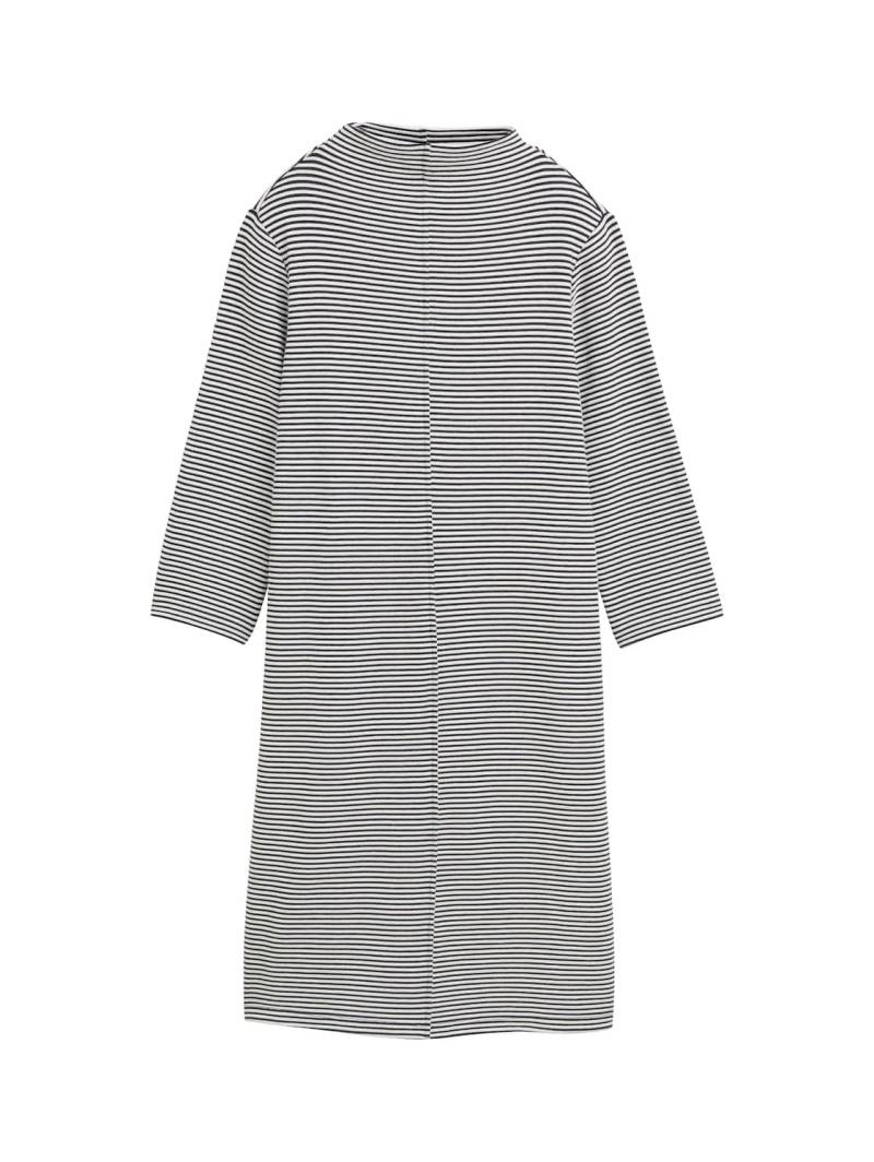 TOM TAILOR Damen Kleid mit Streifenmuster, blau, Gestreift, Gr. 40 von Tom Tailor