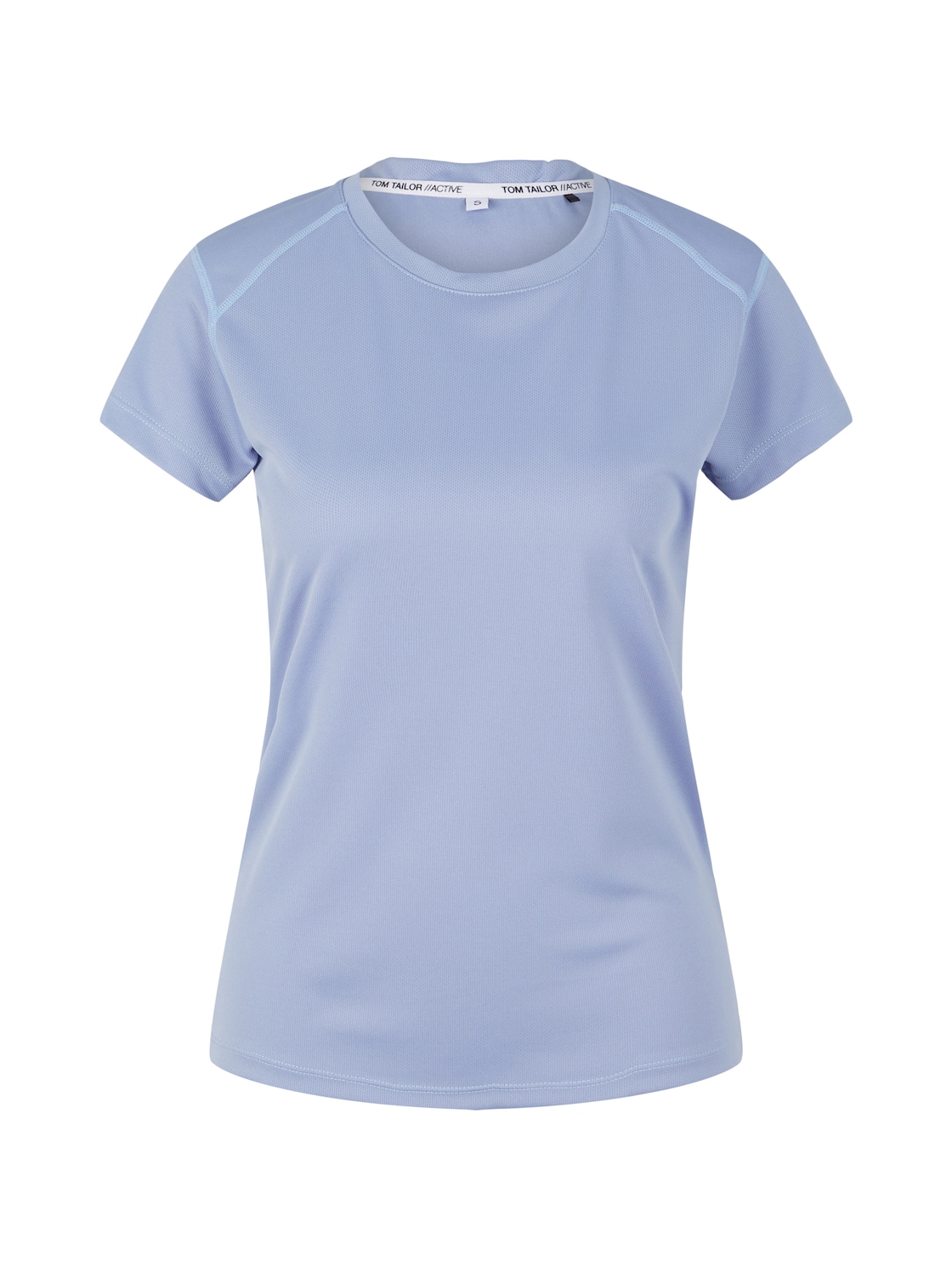 TOM TAILOR Damen Kurzärmliges Funktionsshirt, blau, Gr. XS von Tom Tailor