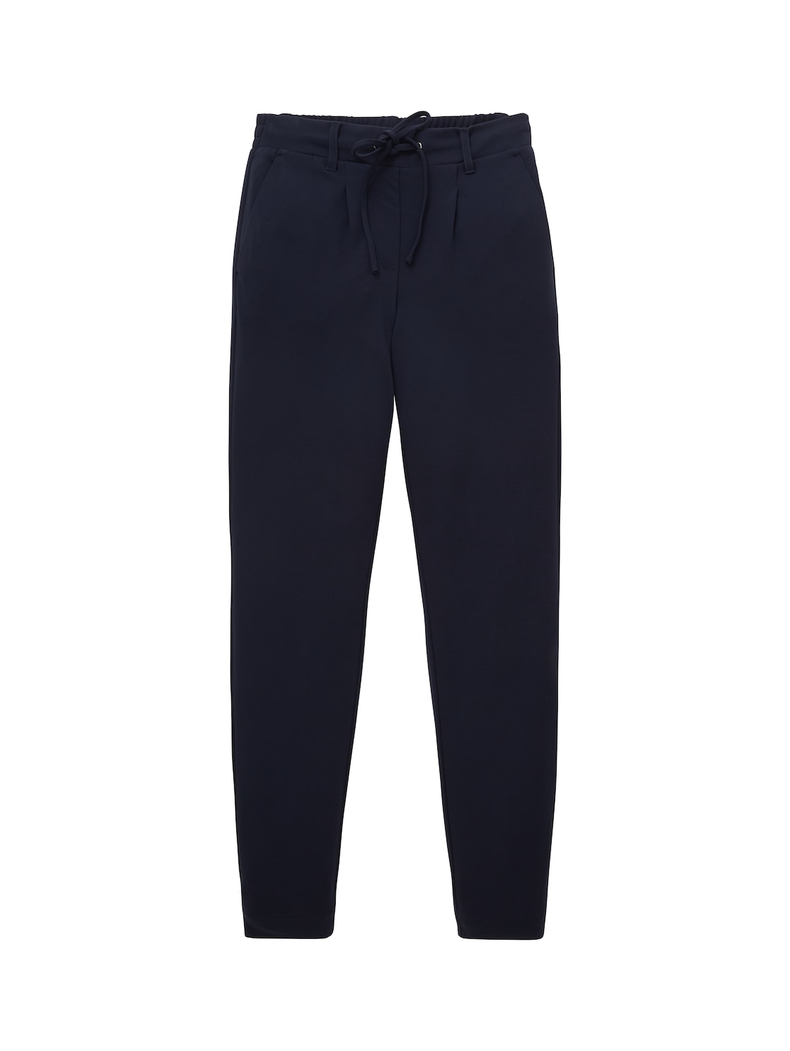 TOM TAILOR Damen Lässige Stoffhose, blau, Uni, Gr. 44/32 von Tom Tailor