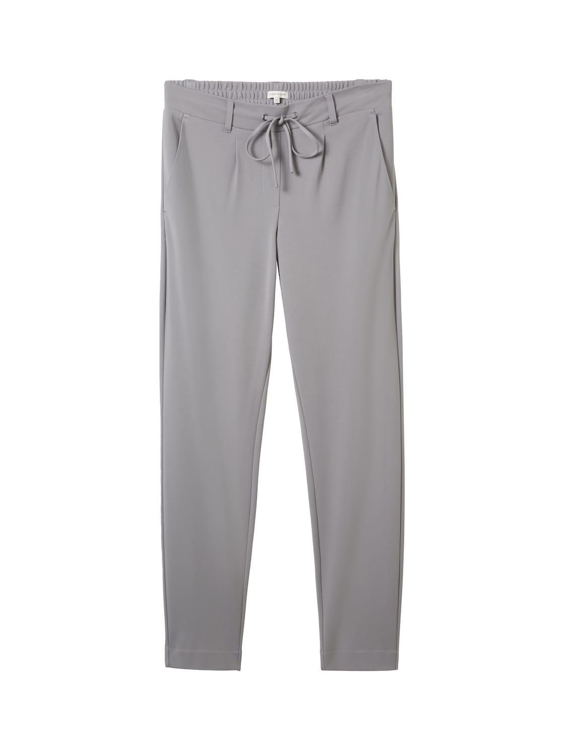 TOM TAILOR Damen Loose Fit Stoffhose, grau, Uni, Gr. 38/32 von Tom Tailor