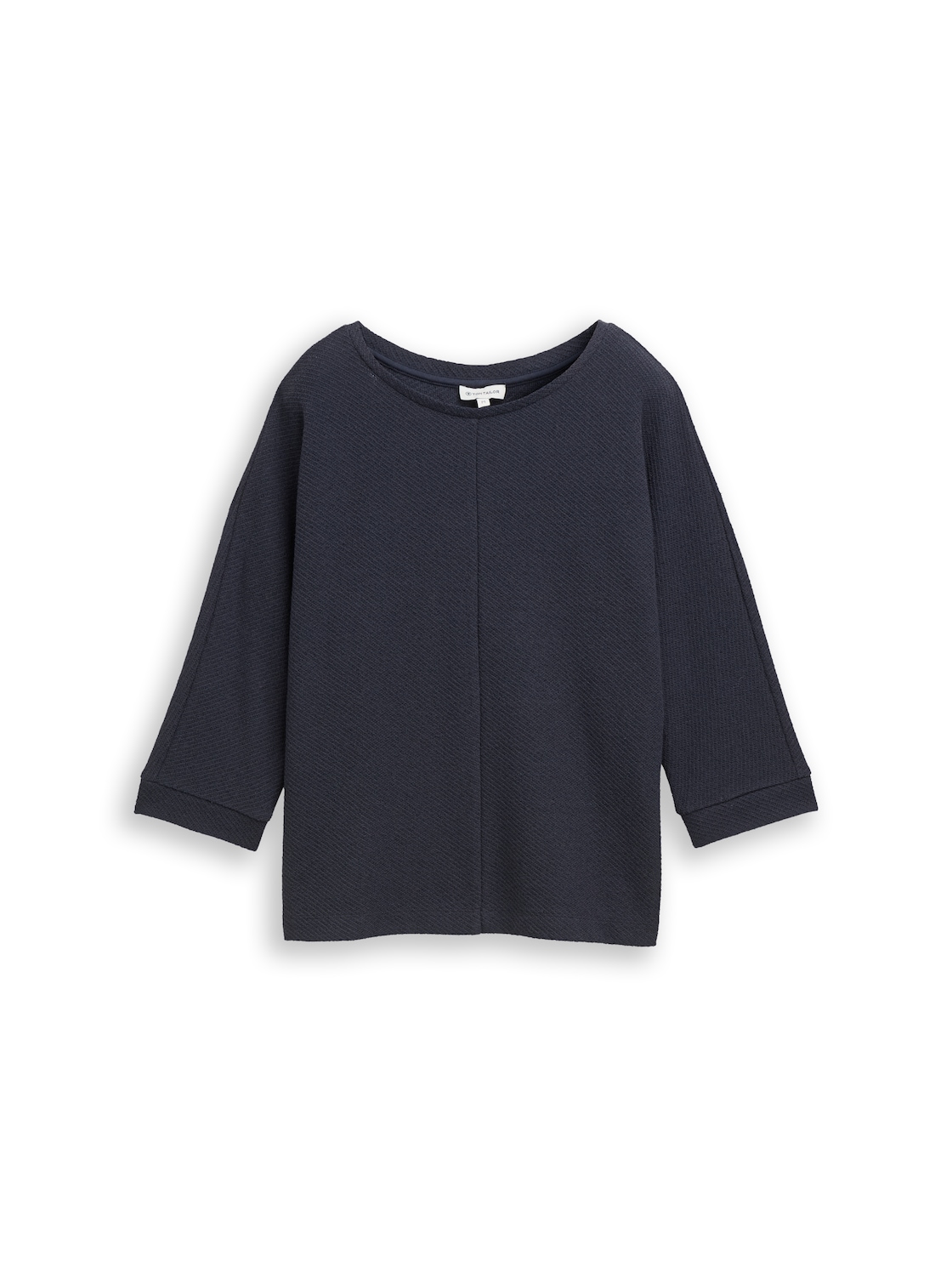 TOM TAILOR Damen Loose Fit Langarmshirt mit Fledermausärmeln, blau, Uni, Gr. XXL TOM TAILOR Damen Loose Fit Langarmshirt mit Fledermausärmeln, blau, Uni, Gr. XXL von Tom Tailor