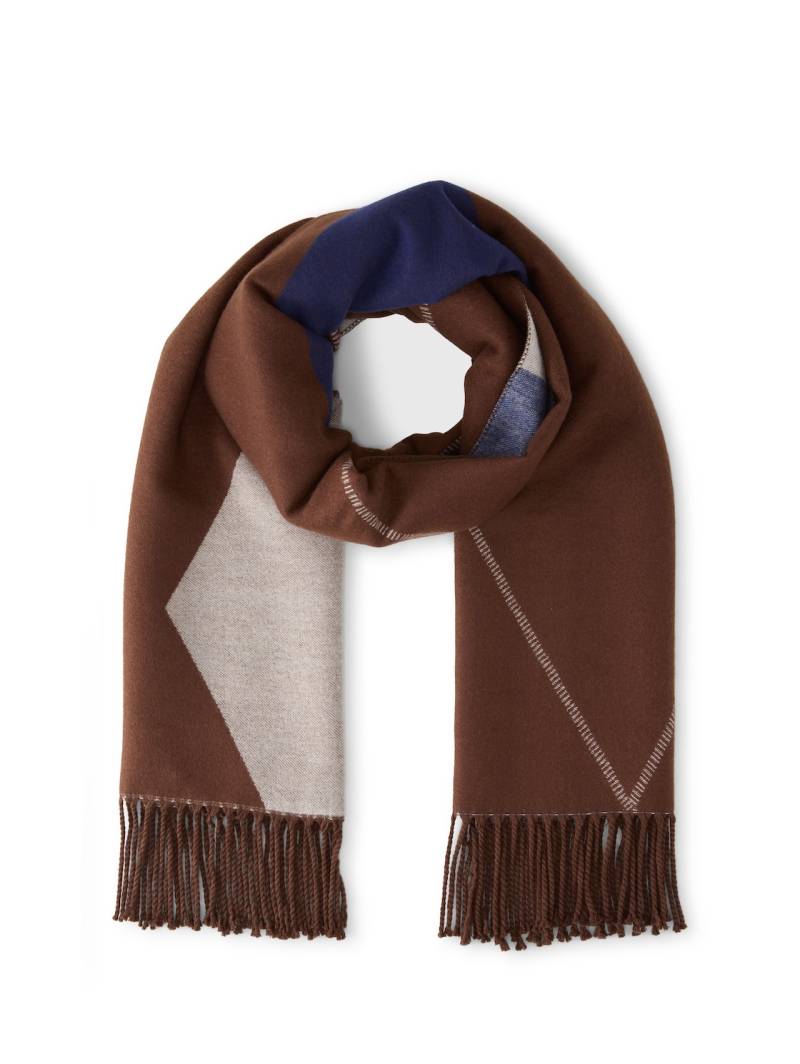 TOM TAILOR Damen Schal mit Argyle-Muster, braun, Gemustert, Gr. ONESIZE TOM TAILOR Damen Schal mit Argyle-Muster, braun, Gemustert, Gr. ONESIZE von Tom Tailor