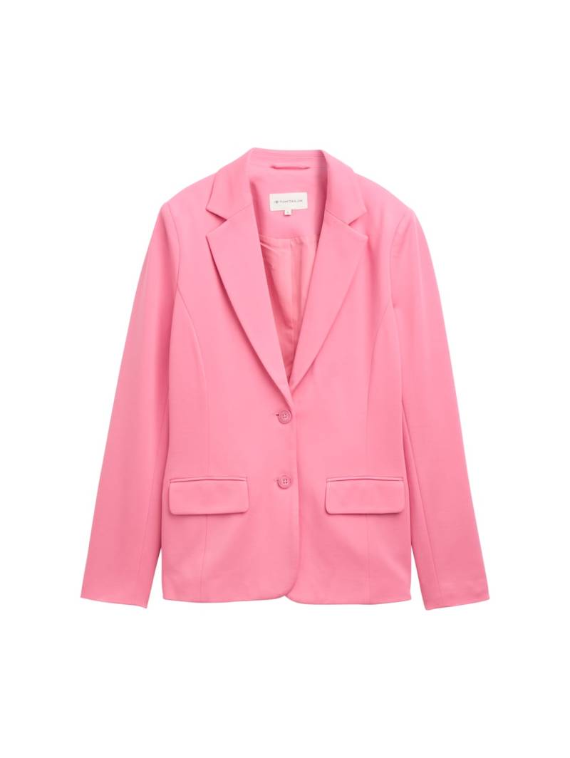 TOM TAILOR Damen Slim Fit Jersey Blazer, rosa, Uni, Gr. XS TOM TAILOR Damen Slim Fit Jersey Blazer, rosa, Uni, Gr. XS von Tom Tailor