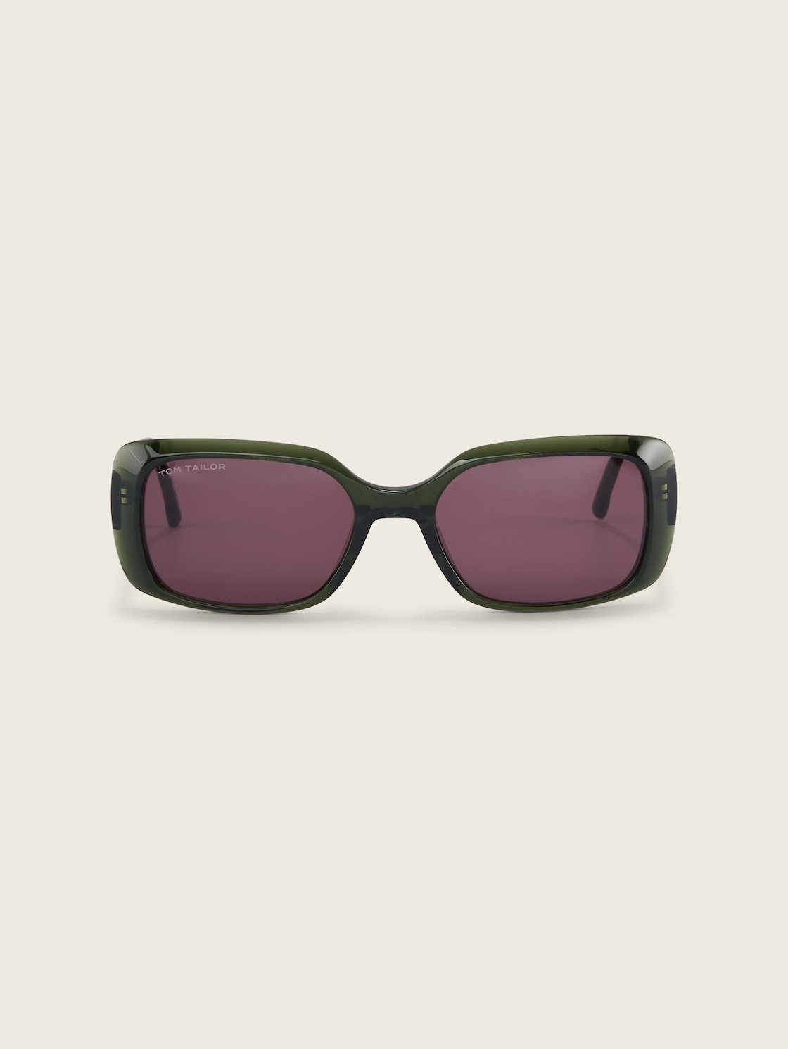 TOM TAILOR Damen-Sonnenbrille, grün, Uni, Gr. ONESIZE von Tom Tailor