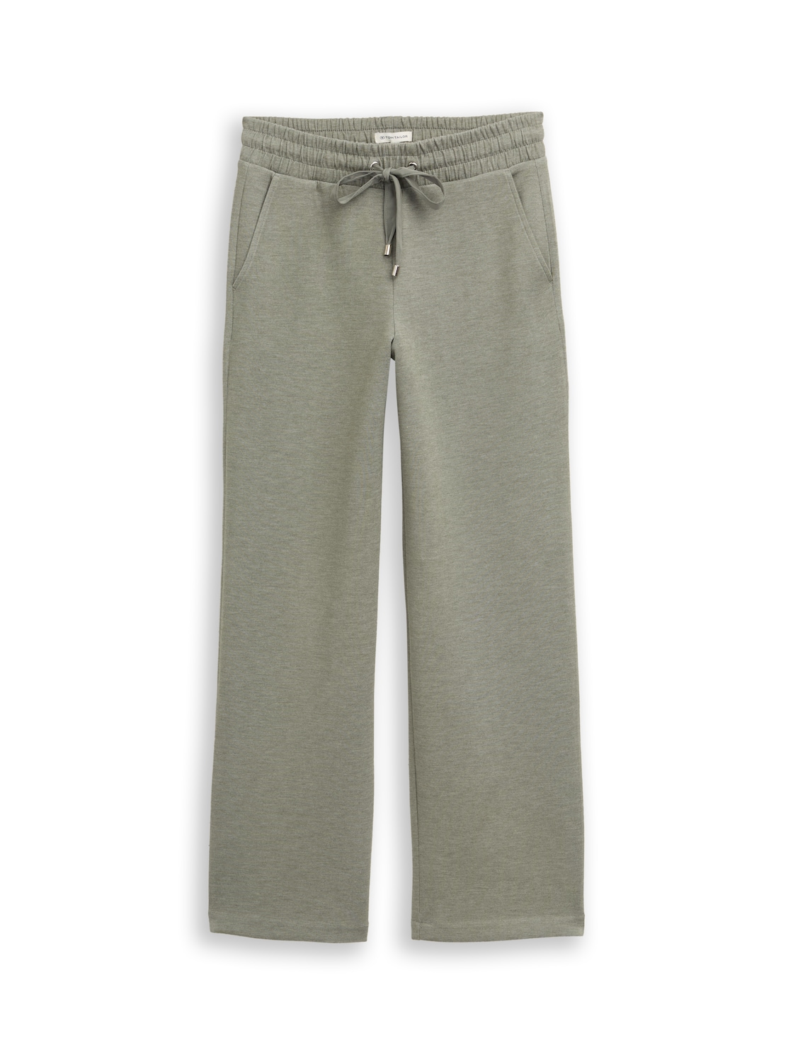 TOM TAILOR Damen Straight Scuba Hose, grün, Meliert, Gr. 44/32 von Tom Tailor