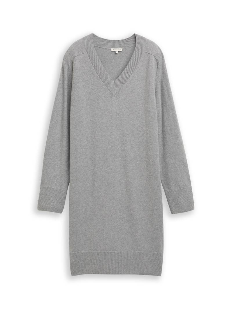 TOM TAILOR Damen Strickkleid mit Kaschmir-Anteil, bunt, Meliert, Gr. 44 von Tom Tailor