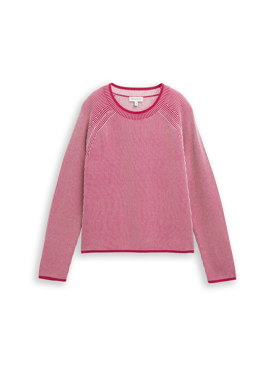 TOM TAILOR Damen Strickpullover mit Rundhalsausschnitt, rosa, Meliert, Gr. S TOM TAILOR Damen Strickpullover mit Rundhalsausschnitt, rosa, Meliert, Gr. S von Tom Tailor