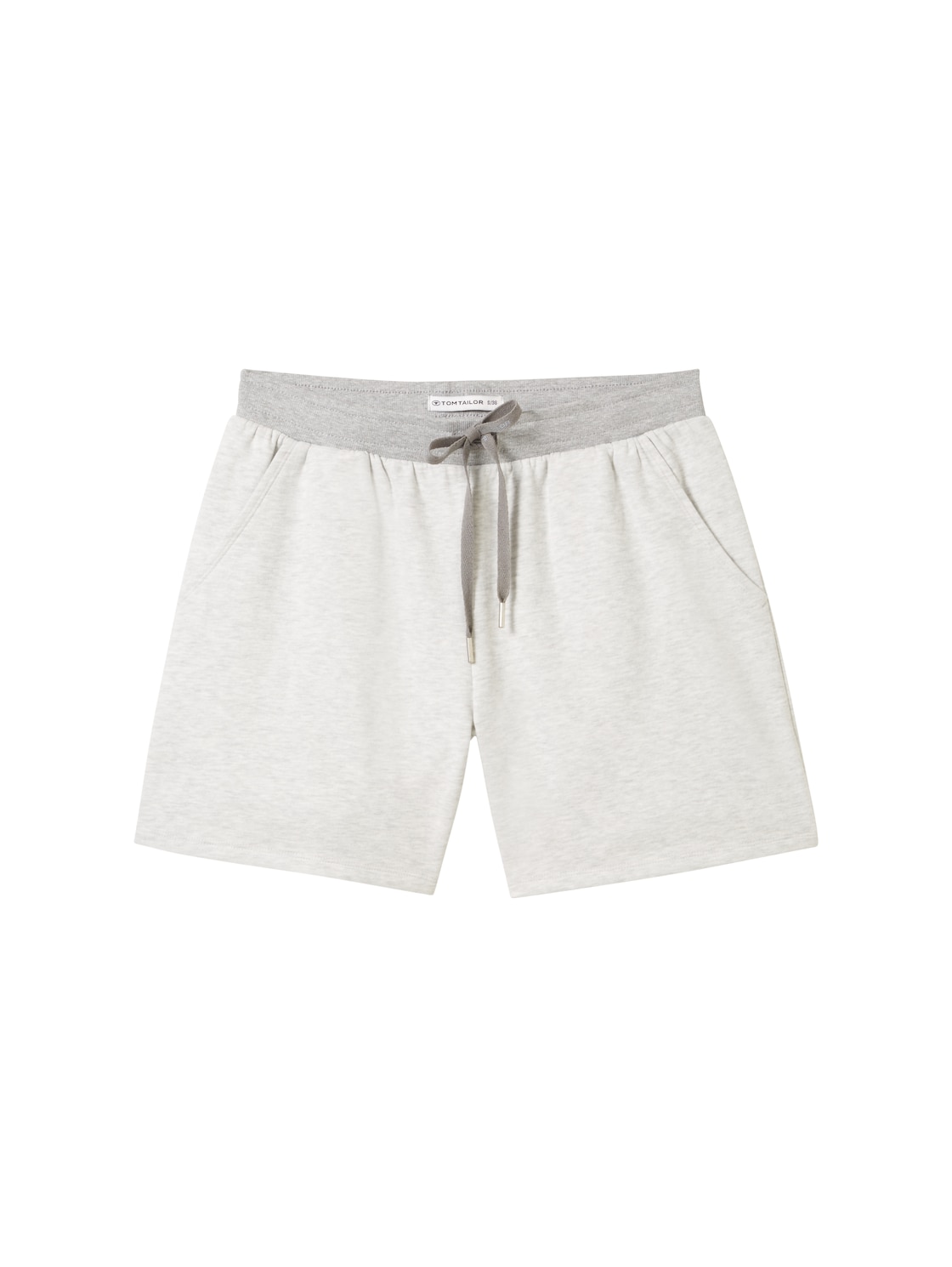 TOM TAILOR Damen Sweat-Shorts, grau, Melange Optik, Gr. 3XL/46 von Tom Tailor