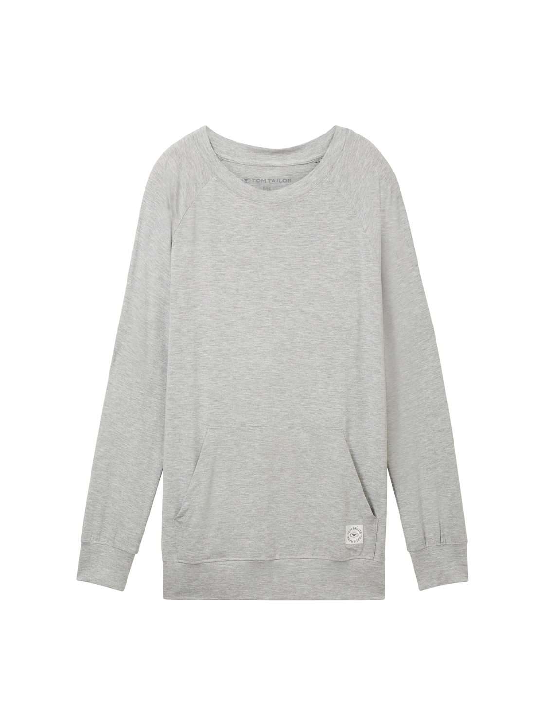 TOM TAILOR Damen Sweatshirt in Melange Optik, grau, Melange Optik, Gr. 3XL/46 von Tom Tailor