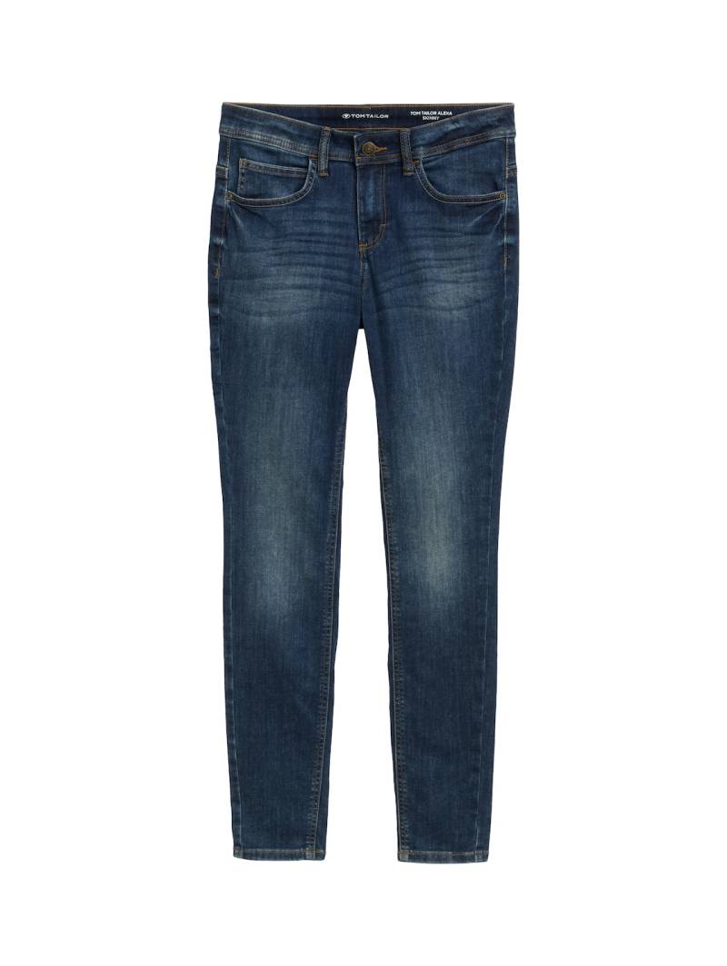 TOM TAILOR Damen TTALEXA SKINNY Jeans, blau, Uni, Gr. 34/32 von Tom Tailor