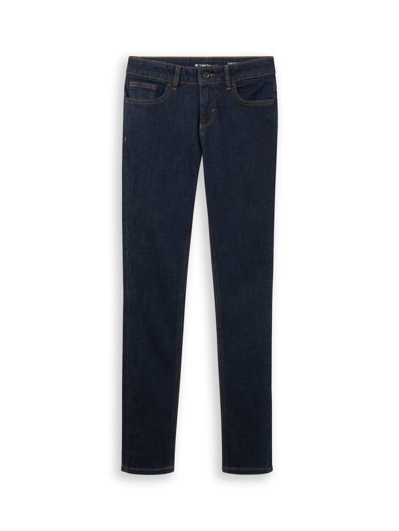 TOM TAILOR Damen TTALEXA SLIM Jeans, blau, Uni, Gr. 32/30 von Tom Tailor