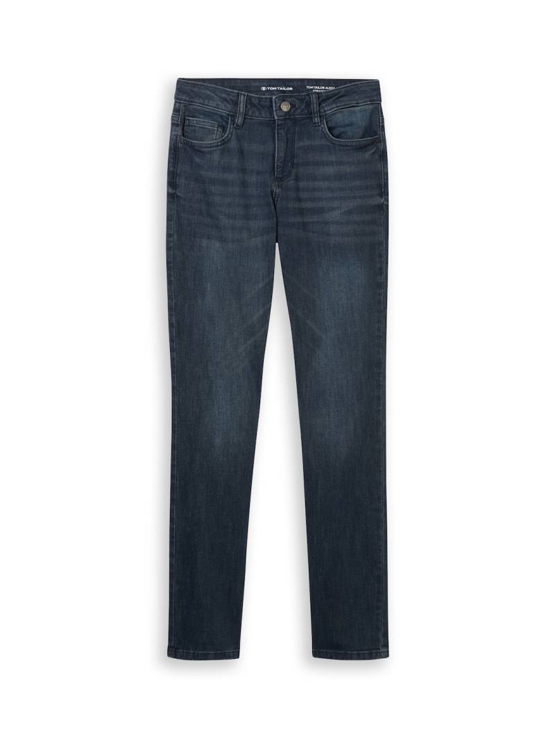 TOM TAILOR Damen TTALEXA STRAIGHT Jeans, blau, Uni, Gr. 32/30 von Tom Tailor