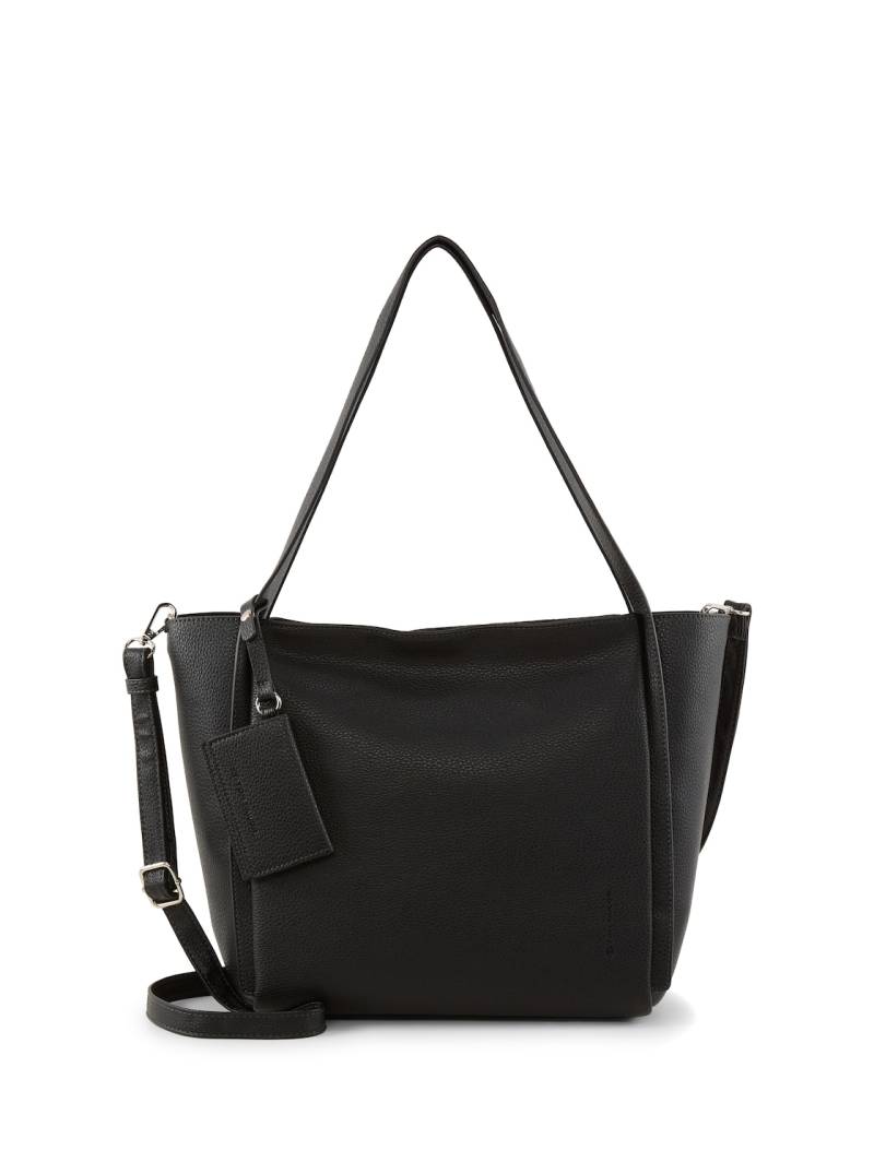 TOM TAILOR Damen TTAMAREA L Shopper mit abnehmbarer Anhängertasche, schwarz, Uni, Gr. ONESIZE von Tom Tailor