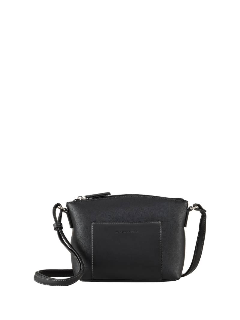 TOM TAILOR Damen TTAMARIS S Umhängetasche mit Kontrastnähten, schwarz, Uni, Gr. ONESIZE von Tom Tailor