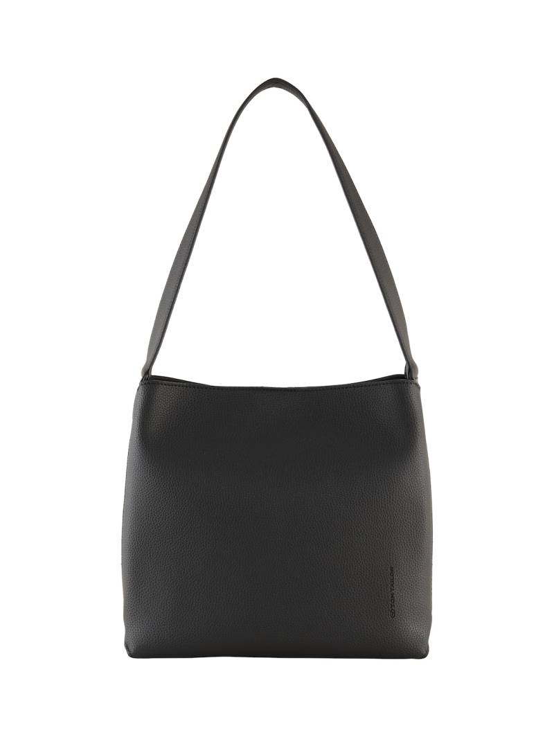 TOM TAILOR Damen TTANGIE M Beuteltasche, schwarz, Uni, Gr. ONESIZE von Tom Tailor