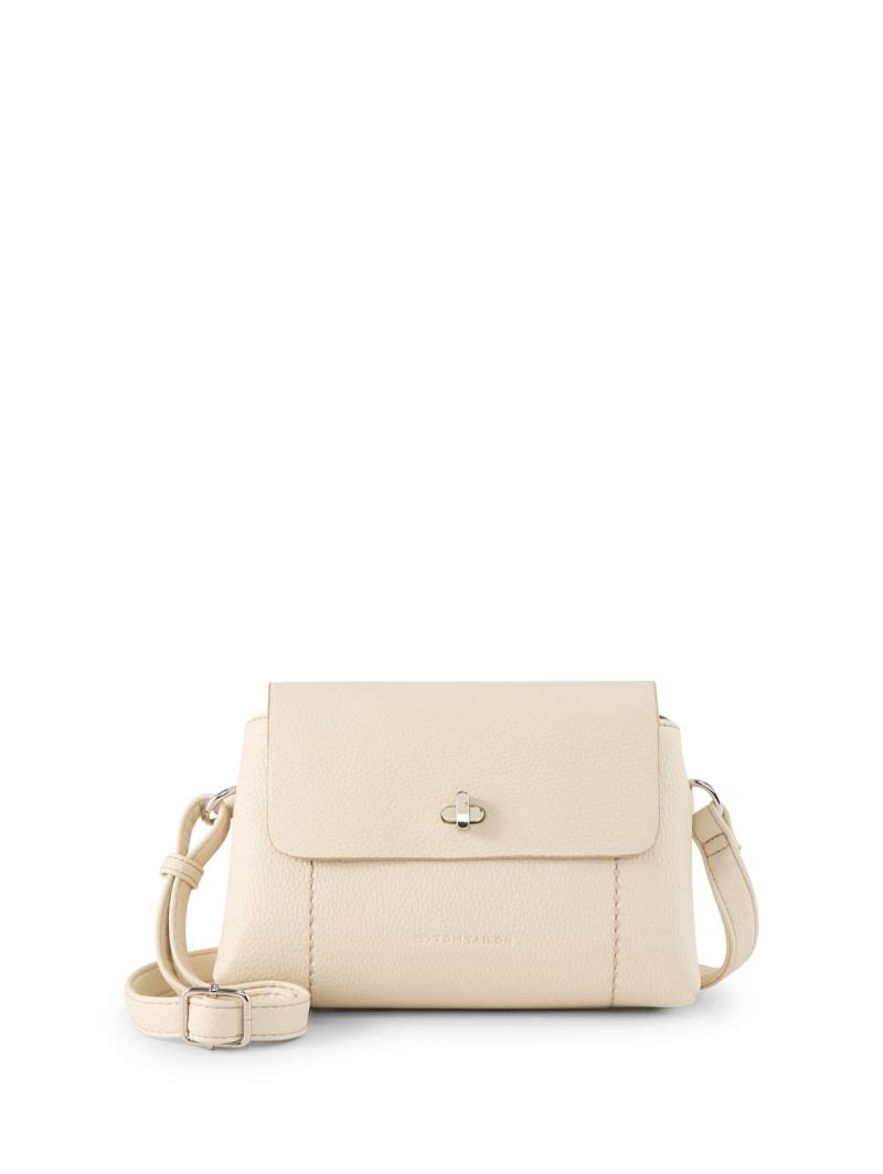 TOM TAILOR Damen TTELIF XS Umhängetasche mit Umschlag, weiß, Uni, Gr. ONESIZE von Tom Tailor