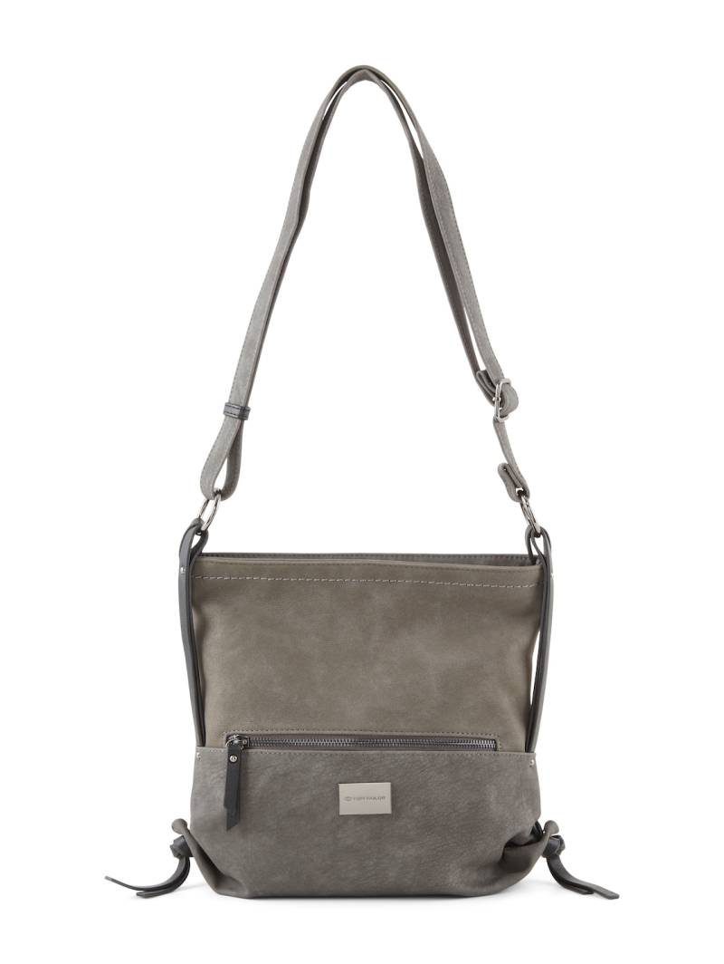 TOM TAILOR Damen TTELIN M Umhängetasche mit Material-Mix, grau, Gr. ONESIZE TOM TAILOR Damen TTELIN M Umhängetasche mit Material-Mix, grau, Gr. ONESIZE von Tom Tailor