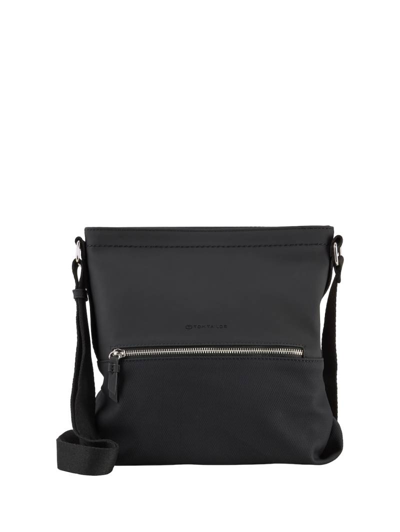 TOM TAILOR Damen TTERIN M Umhängetasche aus Lederimitat, schwarz, Uni, Gr. ONESIZE von Tom Tailor