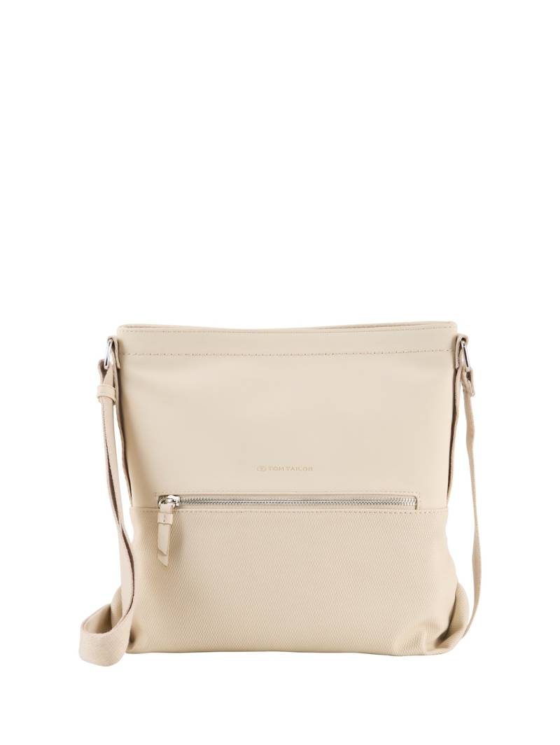 TOM TAILOR Damen TTERIN M Umhängetasche aus Lederimitat, weiß, Uni, Gr. ONESIZE von Tom Tailor