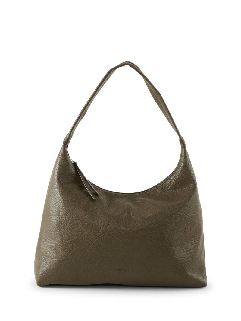 TOM TAILOR Damen TTEVELINA M Beuteltasche aus Lederimitat, grün, Uni, Gr. ONESIZE von Tom Tailor