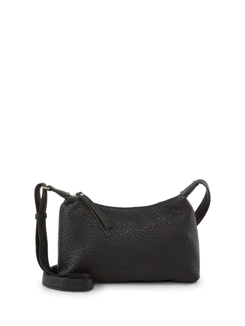 TOM TAILOR Damen TTEVELINA S Umhängetasche aus genarbtem Lederimitat, schwarz, Uni, Gr. ONESIZE von Tom Tailor