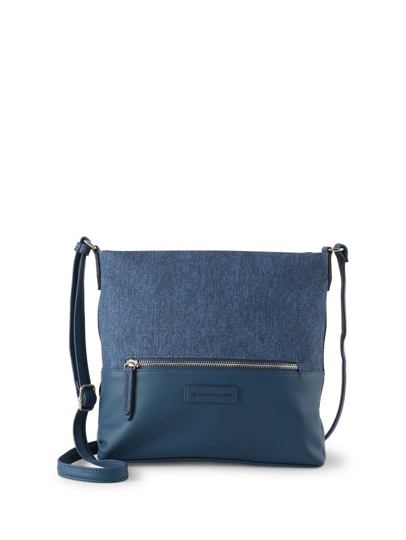 TOM TAILOR Damen TTGIA M Umhängetasche aus Lederimitat, blau, Uni, Gr. ONESIZE von Tom Tailor