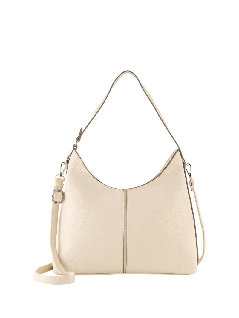 TOM TAILOR Damen TTJEMA M Beuteltasche mit Ziernaht, weiß, Uni, Gr. ONESIZE von Tom Tailor