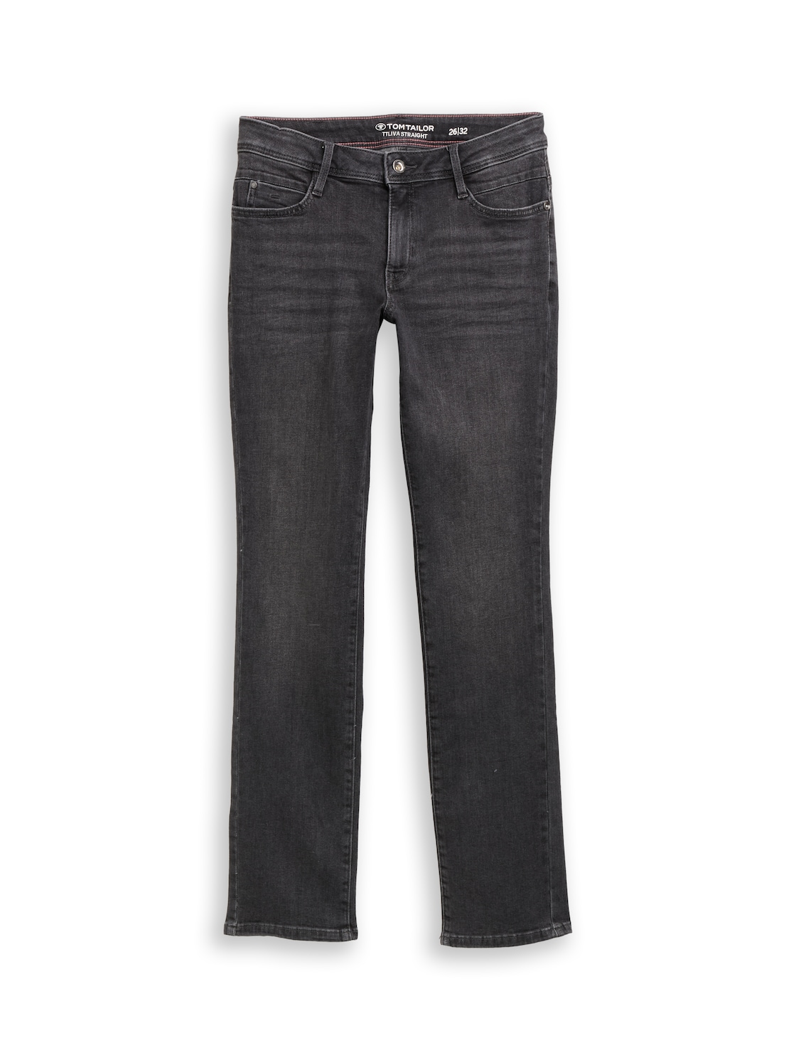 TOM TAILOR Damen TTLIVA STRAIGHT Jeans, schwarz, Uni, Gr. 30/32 TOM TAILOR Damen TTLIVA STRAIGHT Jeans, schwarz, Uni, Gr. 30/32 von Tom Tailor